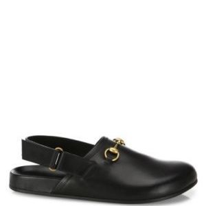 Gucci Horsebit Loafer River Clog Mule US 8